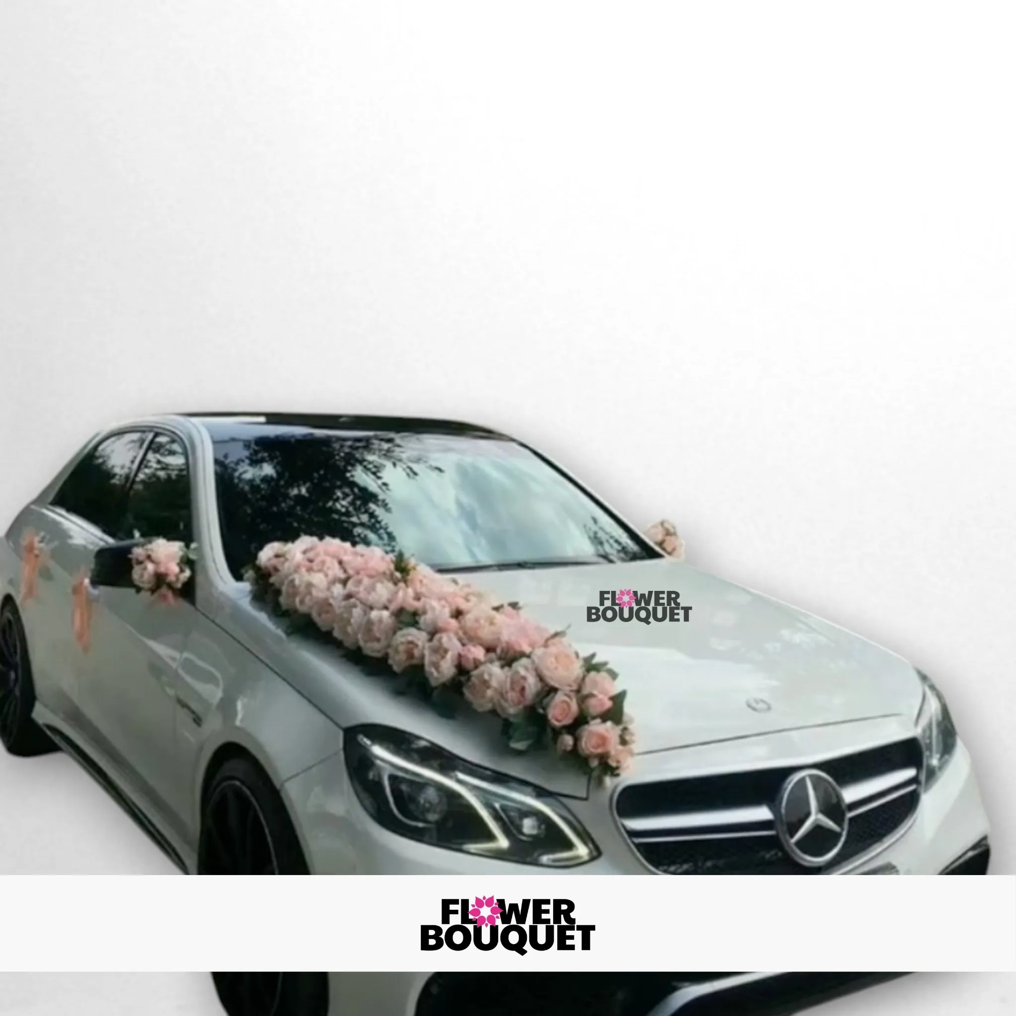 Mercedes Car Flower Decoration