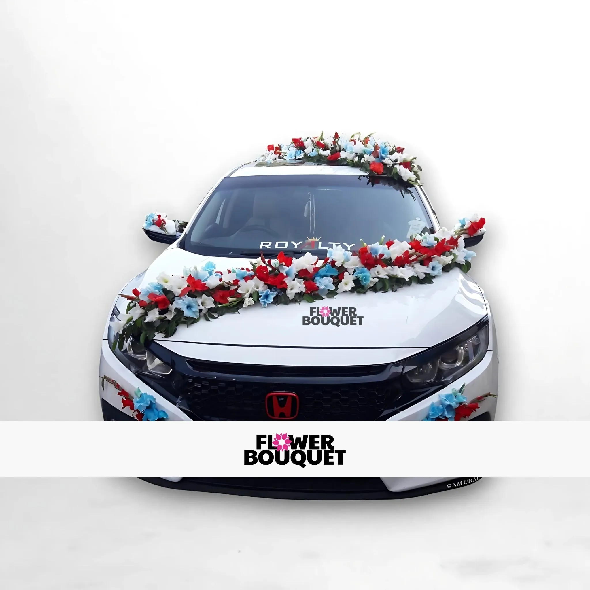 Patriotic Floral Car Decoration