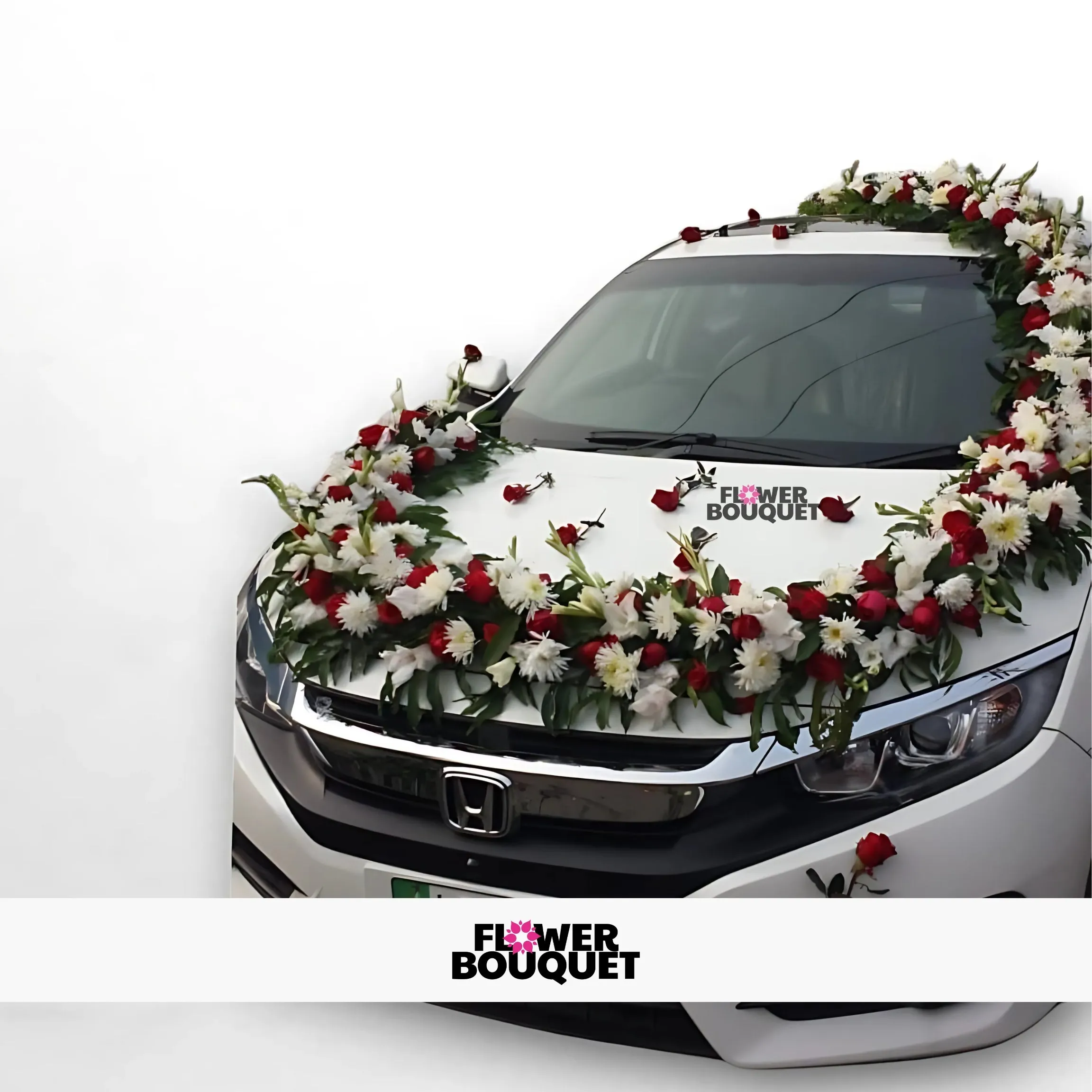 Romantic Ride Floral Car Decor