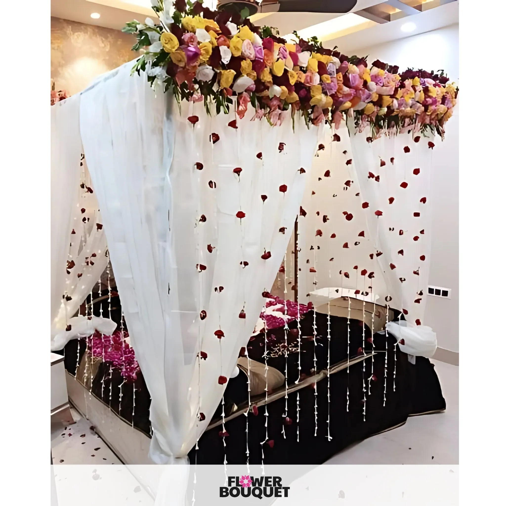 Romantic Garden Canopy Bed Decor